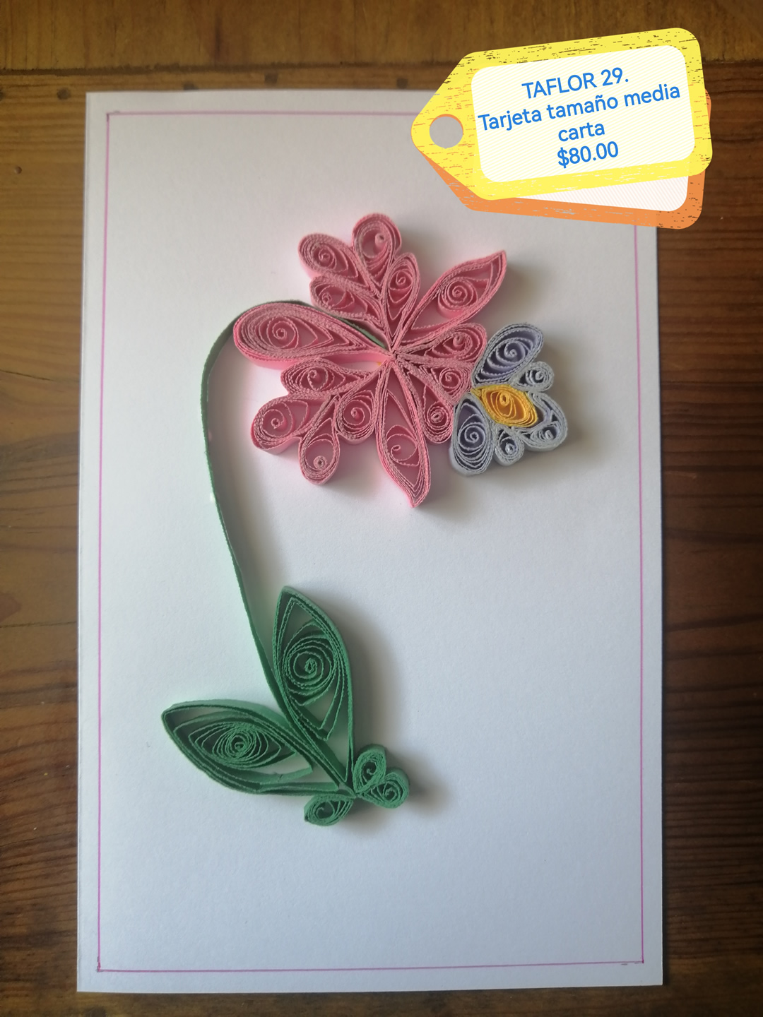 Tarjeta de flores